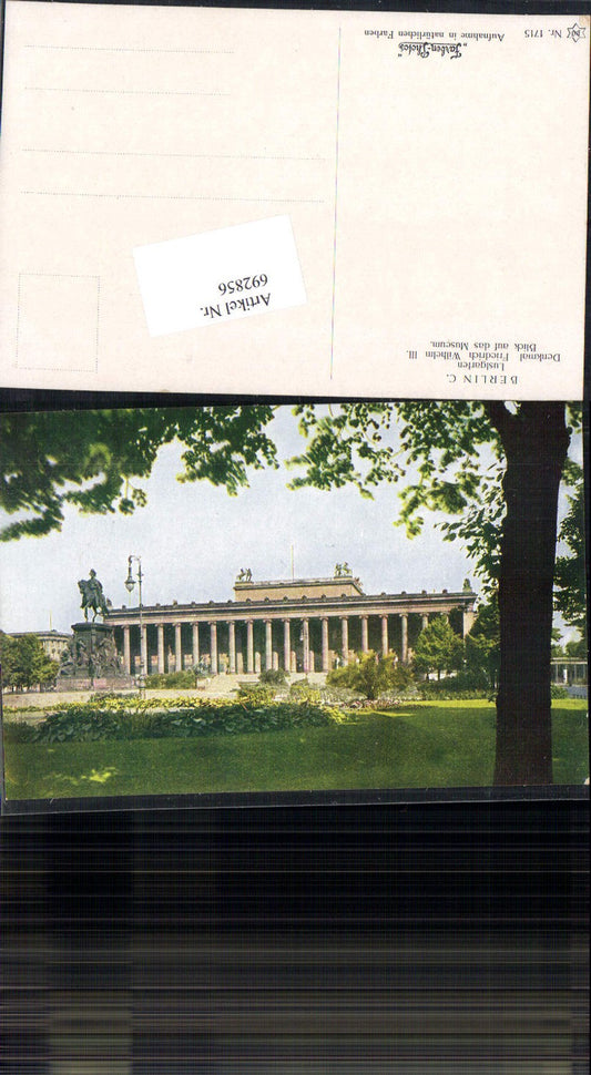 692856 Berlin Lustgarten Denkmal Friedrich Wilhelm III.