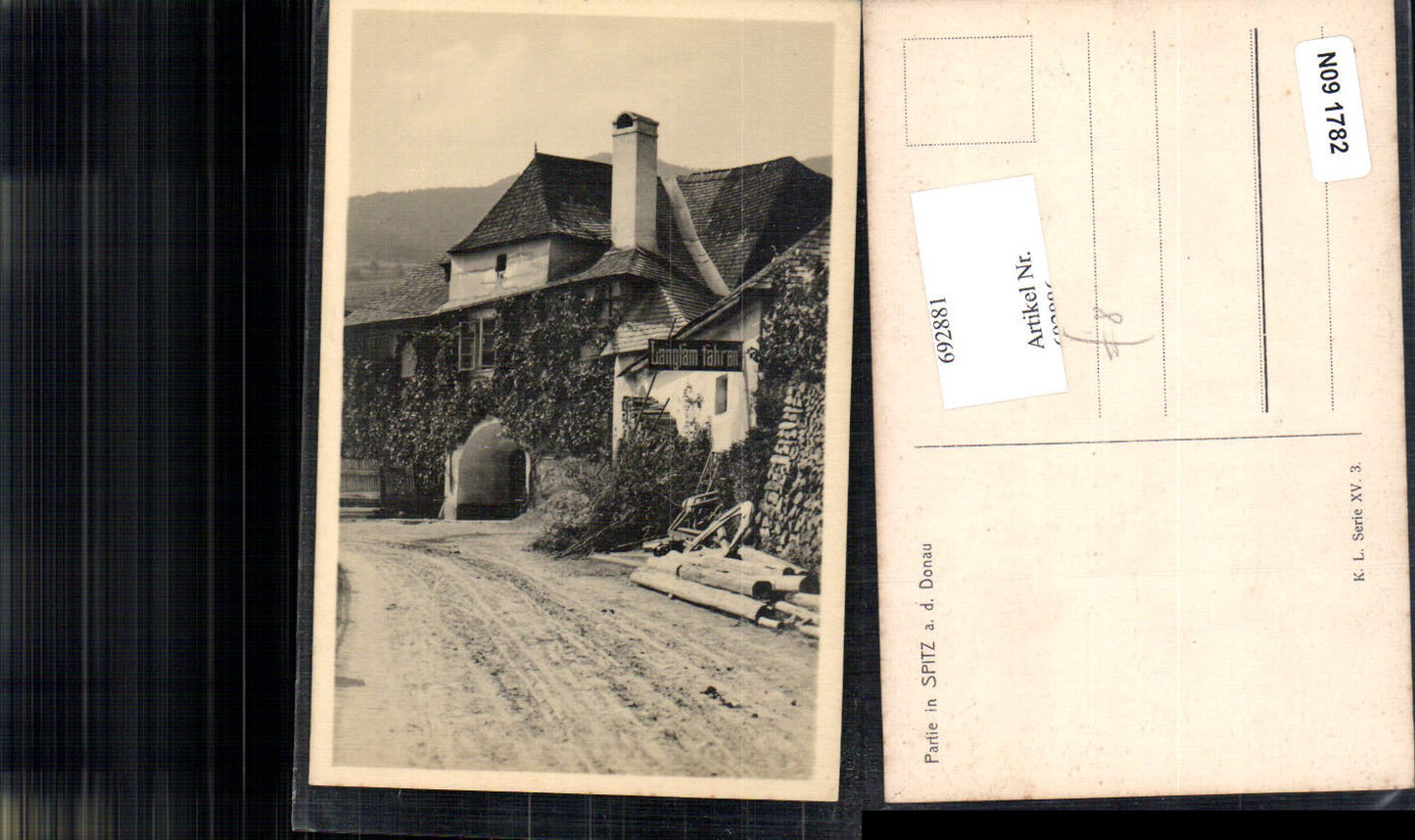 692881 Spitz an der Donau Wachau Partie im Ort pub Kilophot K.L. Ser. XV. 3.