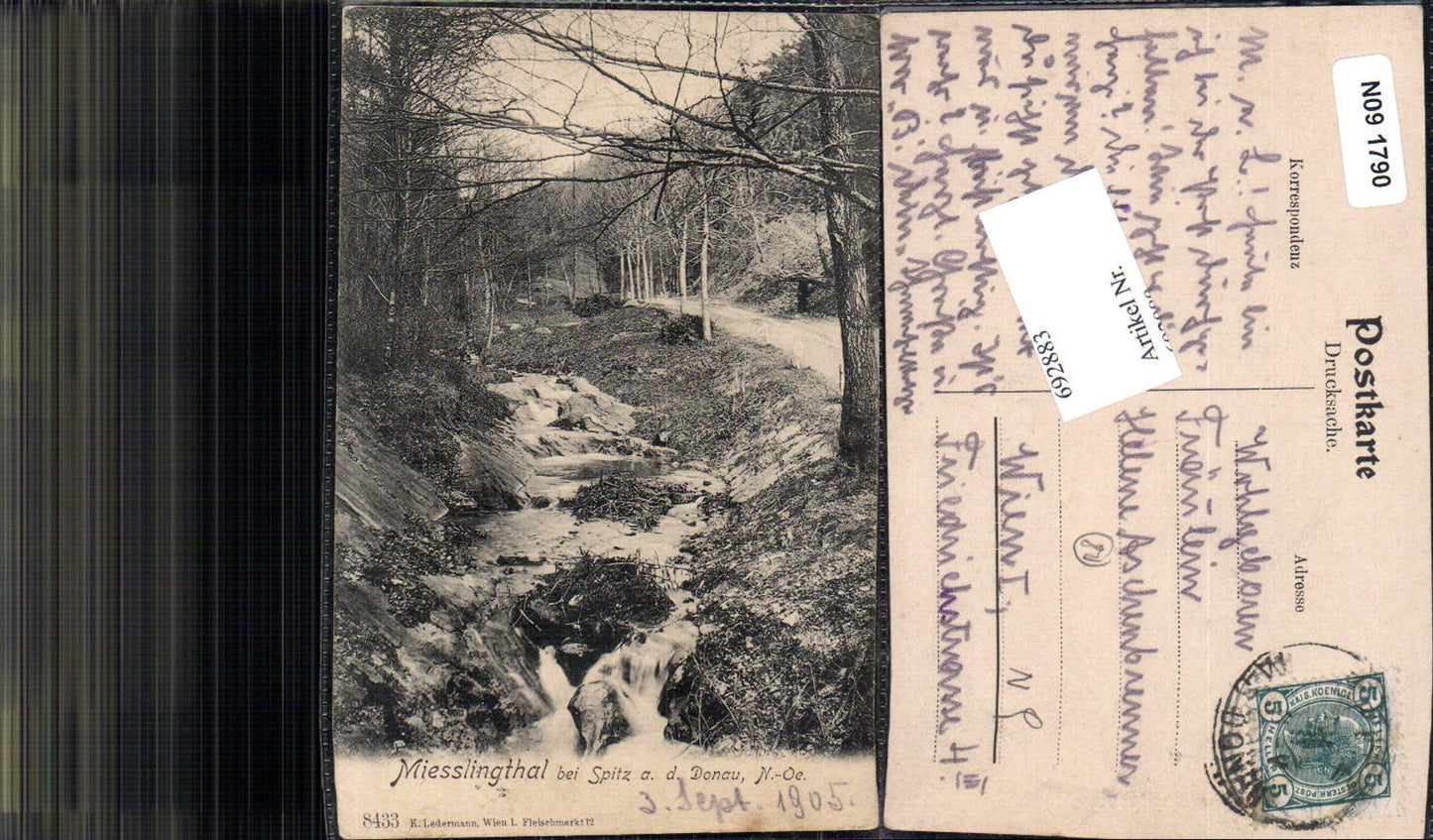 692883 Spitz an der Donau Wachau Miesslingthal Mieslingtal pub Ledermann 8433