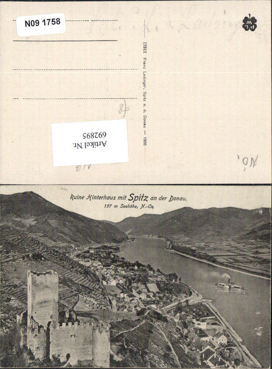 692895 Spitz an der Donau Wachau Hinterhaus