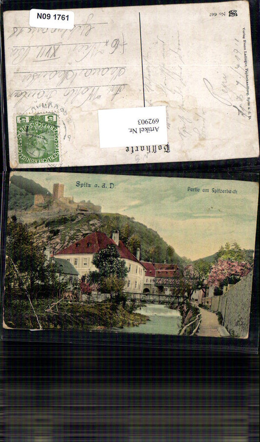 692903 Spitz an der Donau Wachau Partie an der Spitzerbach