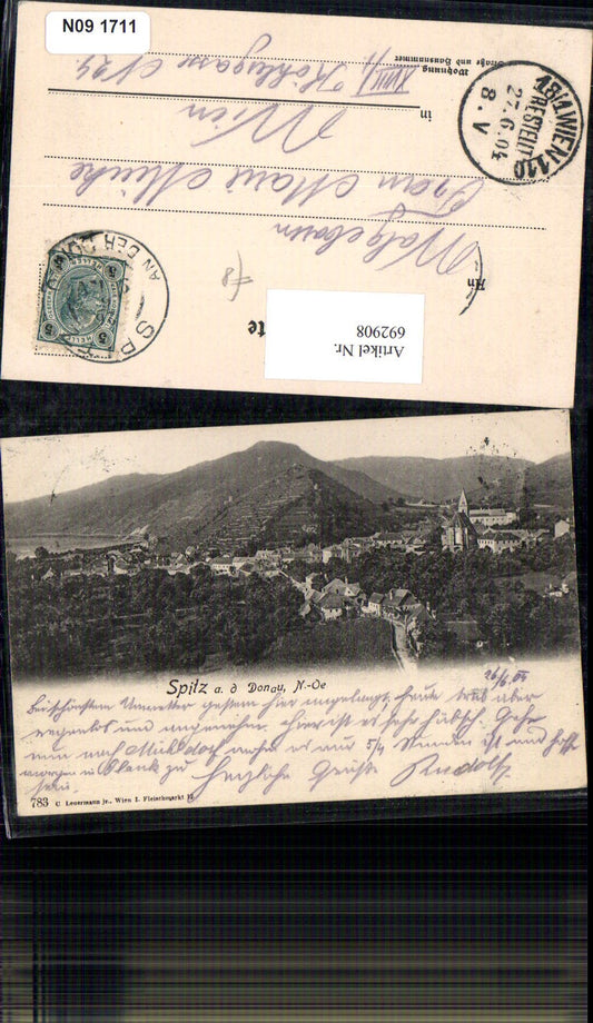 692908 Spitz an der Donau Wachau 1904 pub Ledermann 783