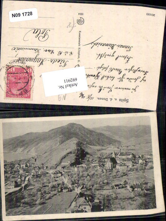 692911 Spitz an der Donau Wachau pub Kilophot 20100 gel. Pola