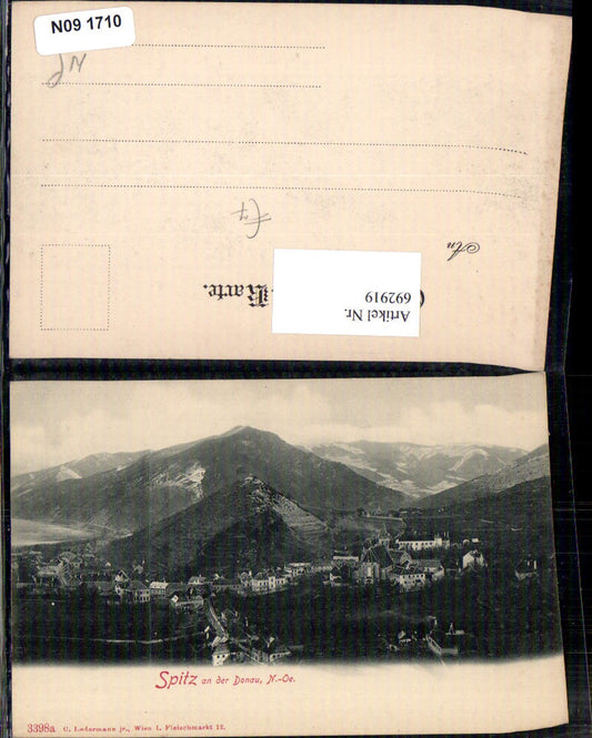 692919 Spitz an der Donau Wachau 1900 pub Ledermann 3398a