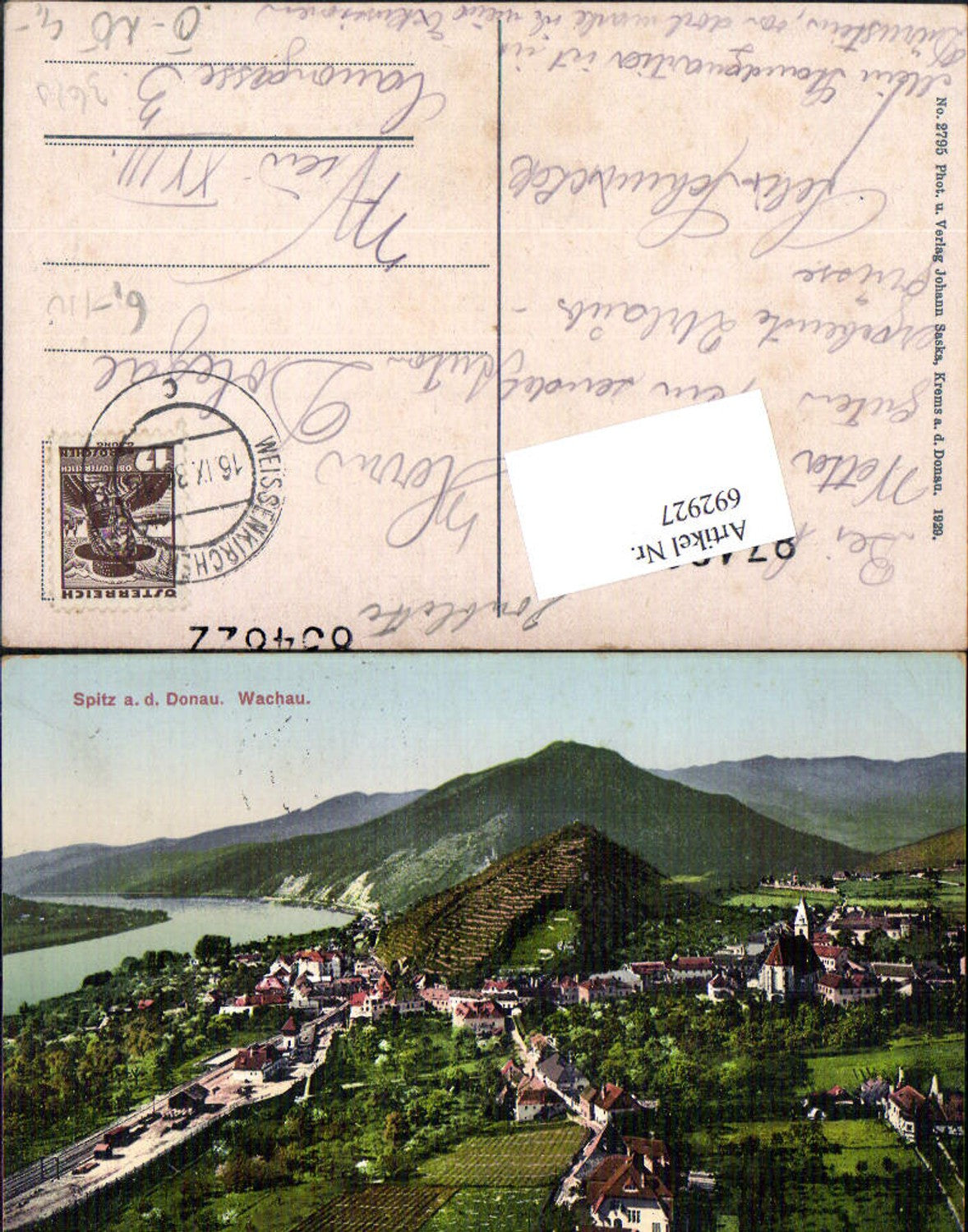 692927 Spitz an der Donau Wachau pub Johann Saska 2795