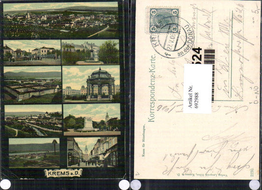 692988 tolle AK Krems an der Donau Mehrbild