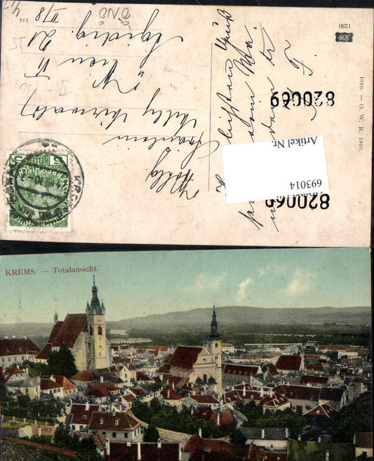 693014 tolle AK Krems an der Donau 1910