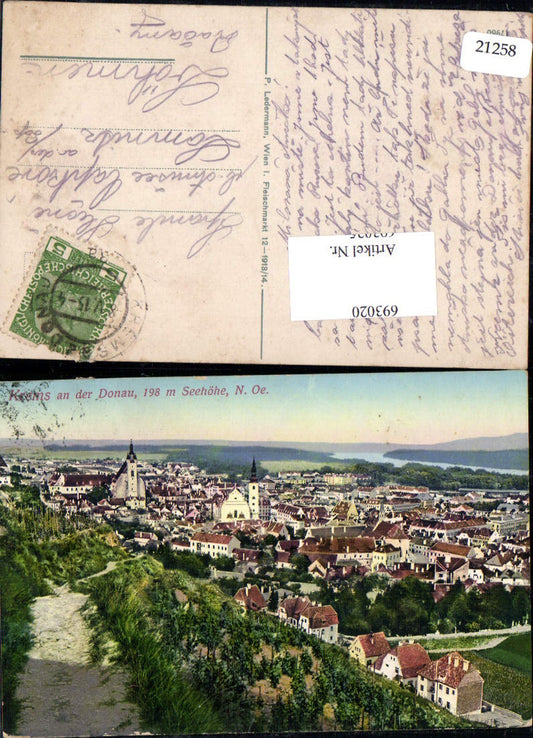 693020 tolle AK Krems an der Donau Ortsrand Weg pub Ledermann 17960