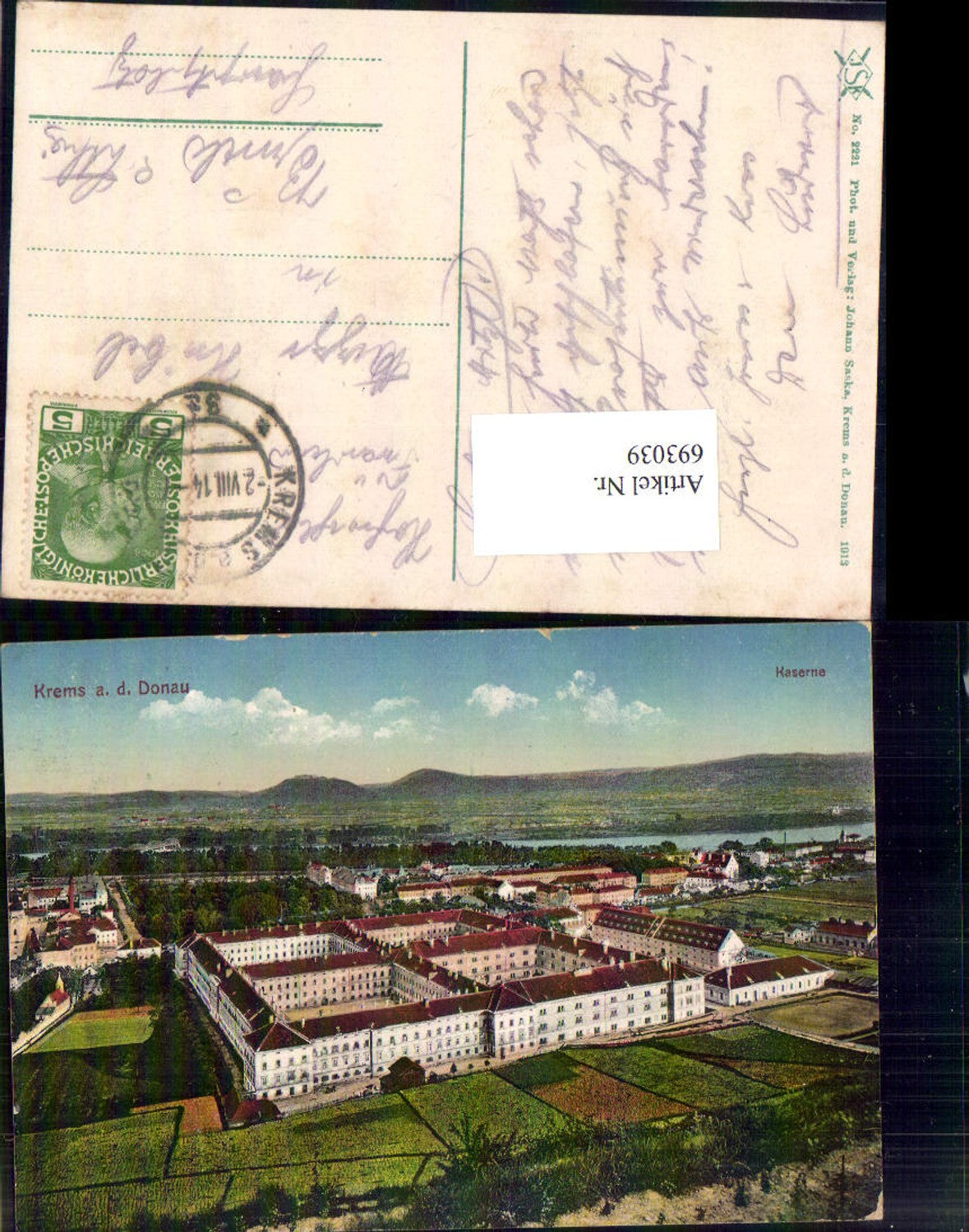 693039 Krems an der Donau Kaserne pub Johann Saska 2221