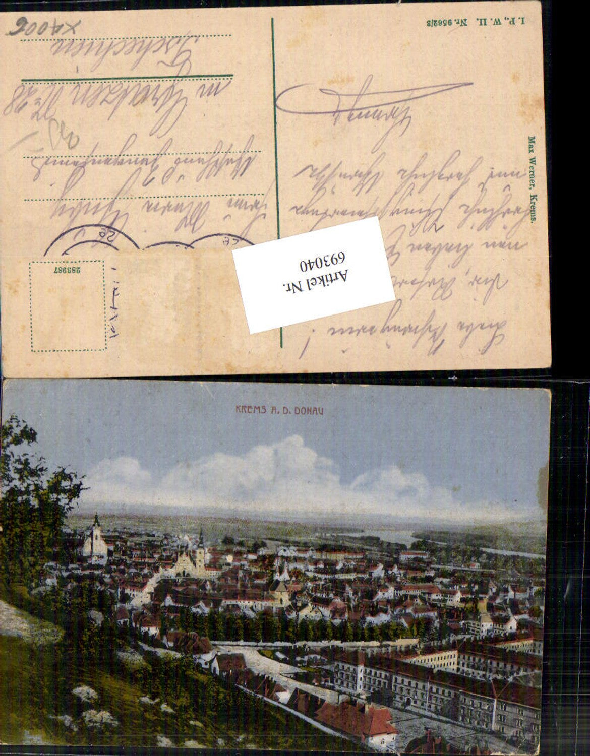 693040 Krems an der Donau Kaserne gel Gratzen pub Max Werner 9562/3