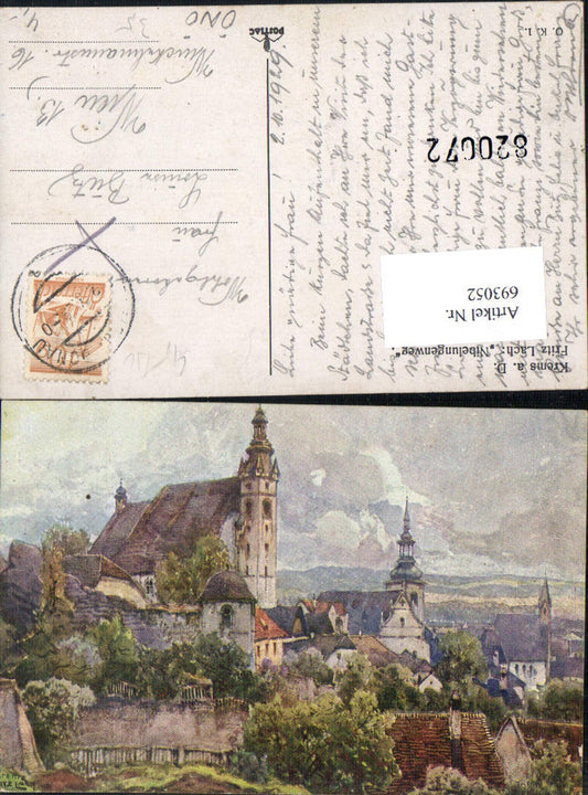 693052 Künstler AK Fritz Lach Krems an der Donau Nibelungenweg 1