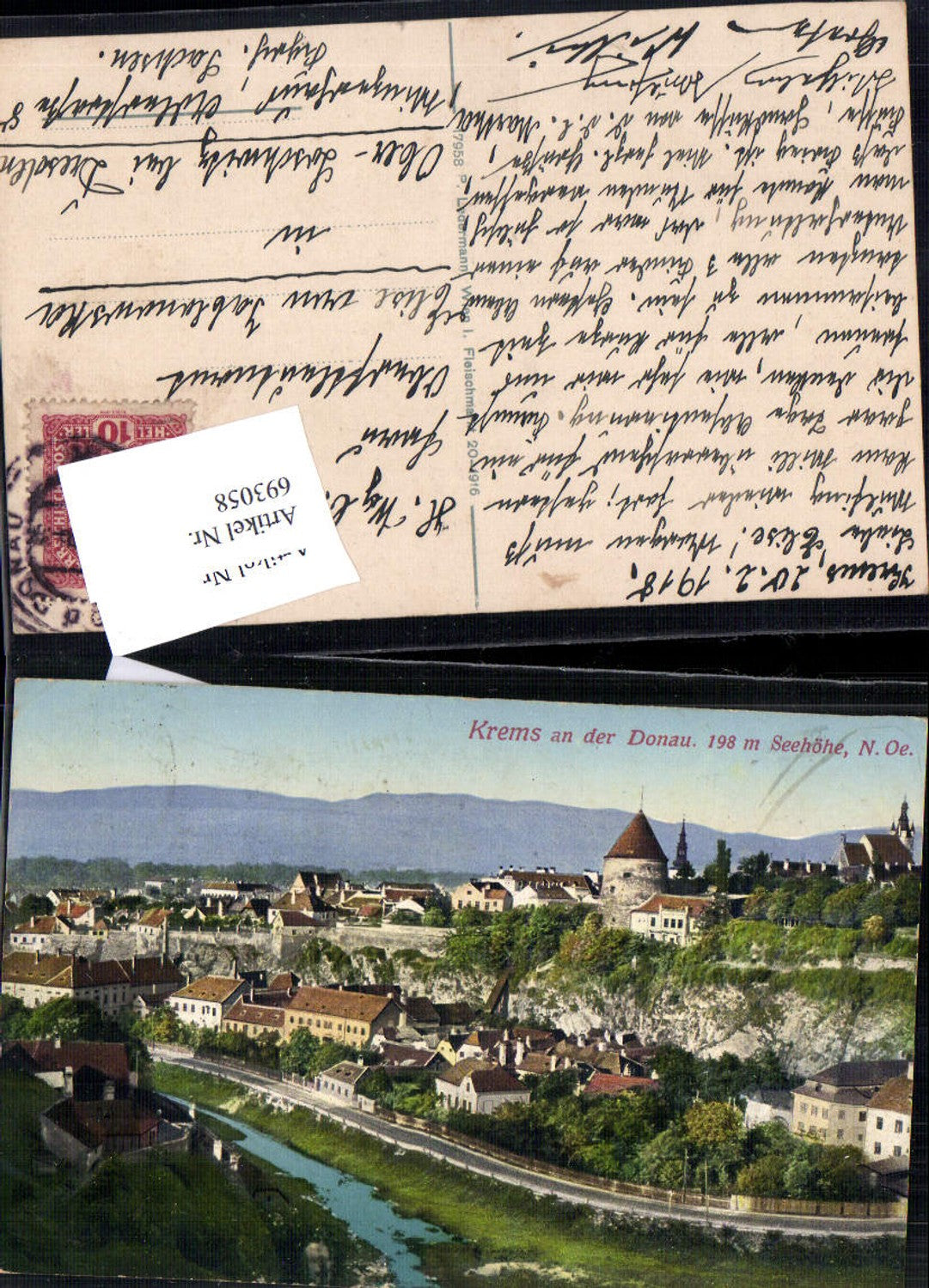 693058 Krems an der Donau gel. Ober Loschwitz Dresden