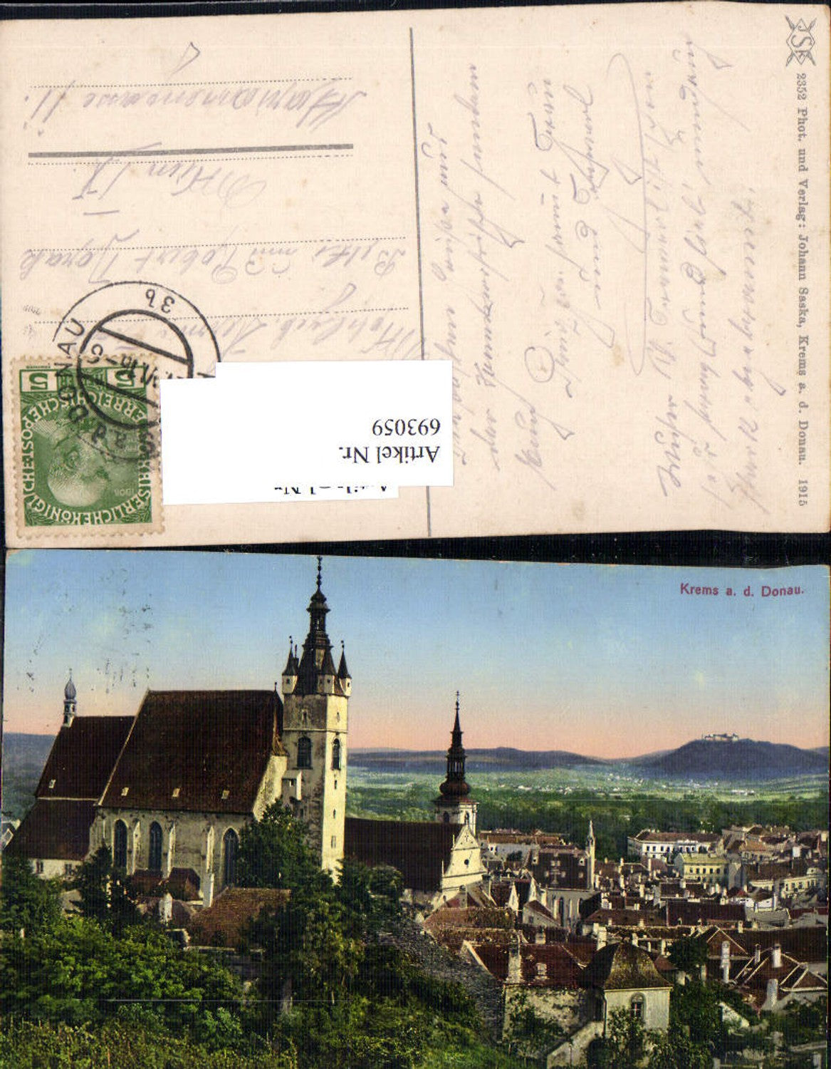 693059 Krems an der Donau pub Johan Saska 2352