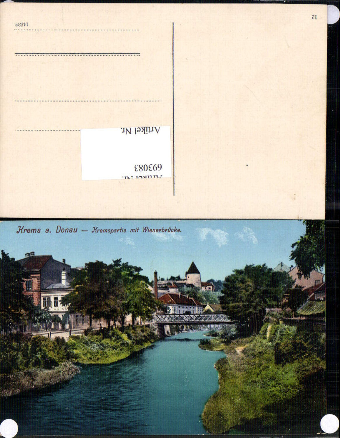 693083 Krems an der Donau Kremspartie gel Mährisch Weisskirchen