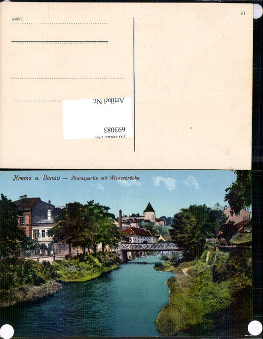 693083 Krems an der Donau Kremspartie gel Mährisch Weisskirchen