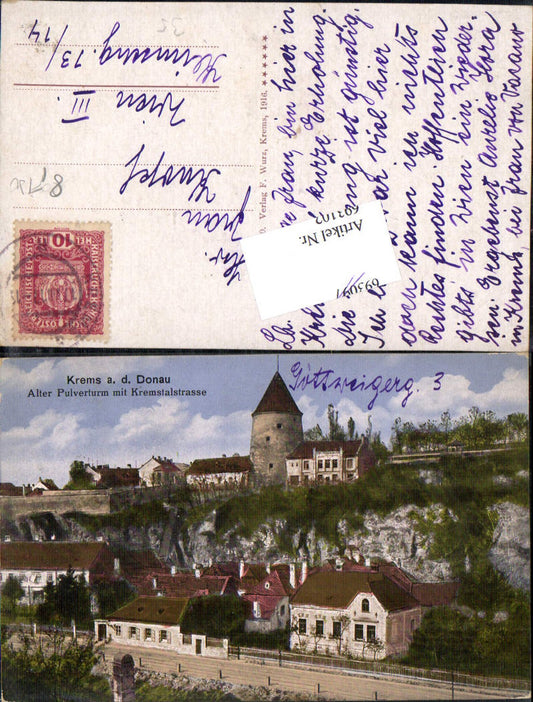 693102 Krems an der Donau Alter Pulverturm Kremstalstraße pub Wurz 240