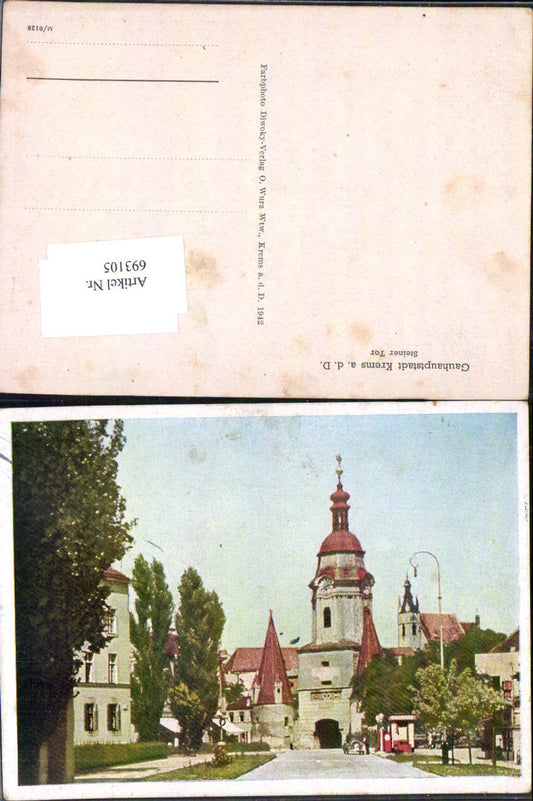 693105 Krems an der Donau Steiner Tor pub Otto Wurz