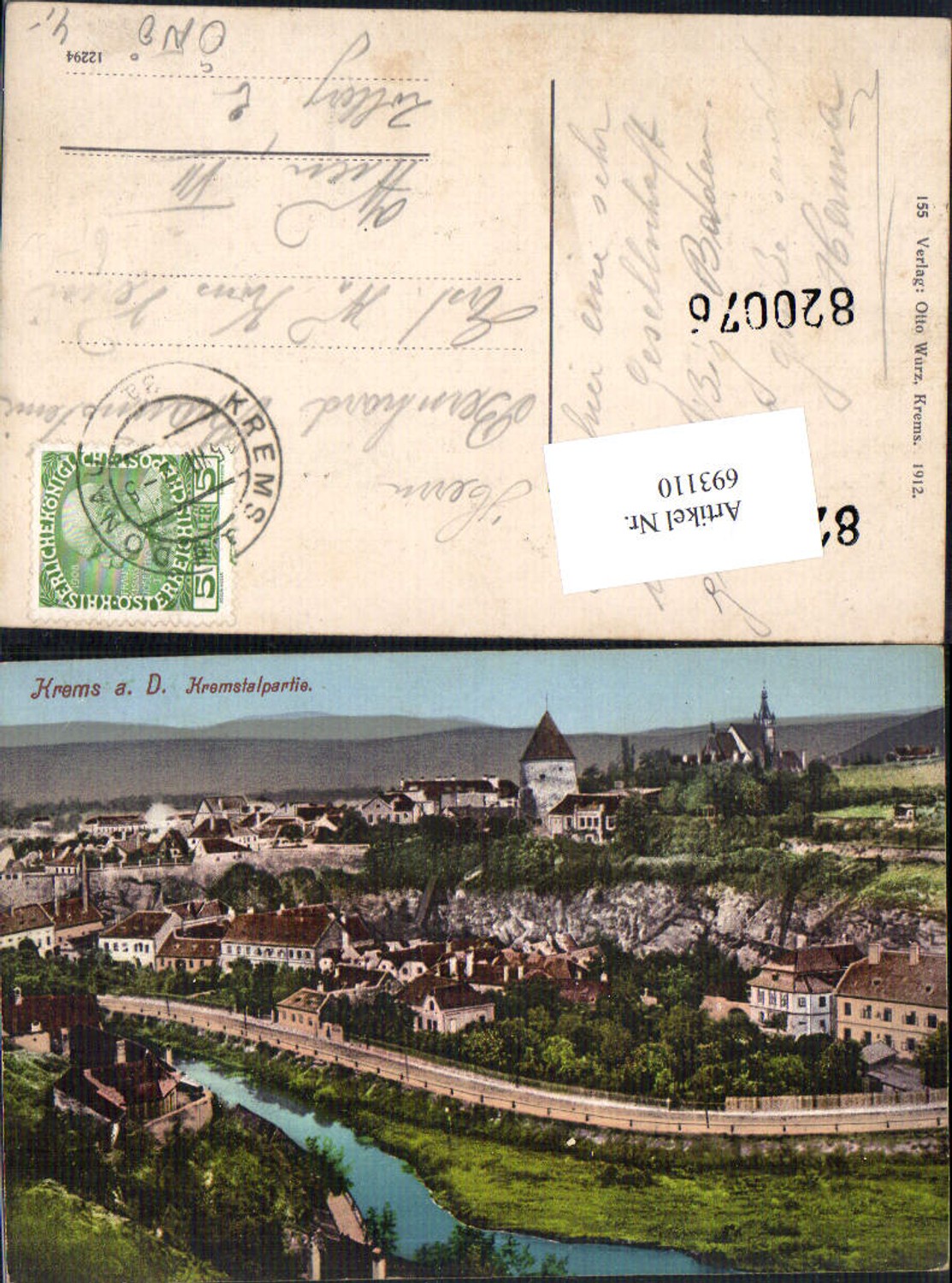 693110 Krems an der Donau Kremstalpartie pub Otto Wurz 155