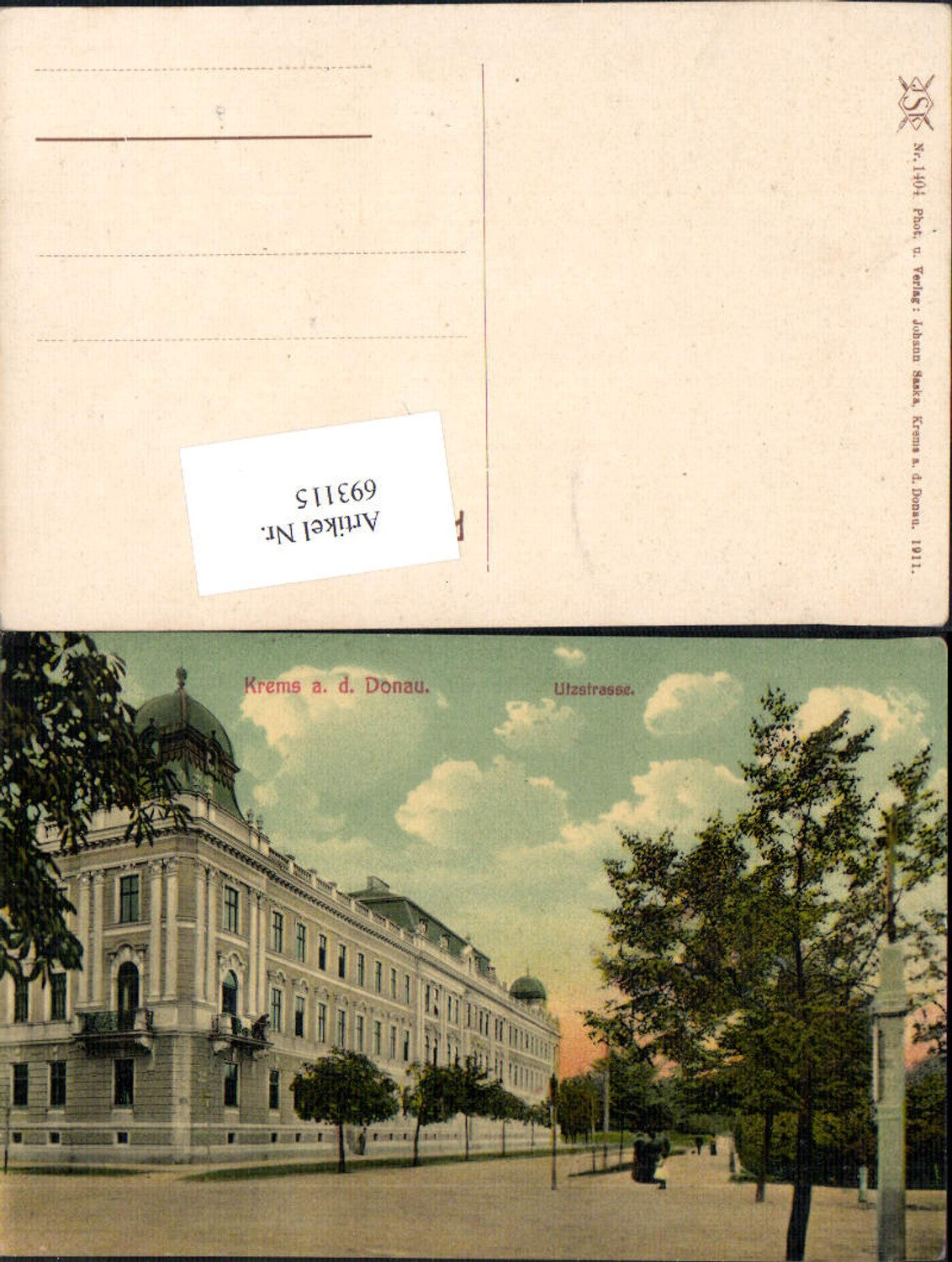 693115 Krems an der Donau Utzstraße Partie pub Johan Saska 1404