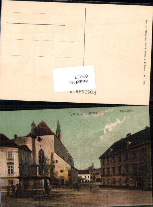 693117 Krems an der Donau Körnermarkt pub Johan Saska 1018