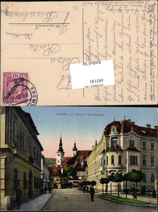 693145 Krems an der Donau Gartenaugasse pub Johan Saska 2570 gel Gmünd