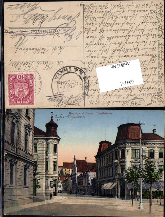 693151 Krems an der Donau Dinstlstraße Irrläufer Waidhofen an der Thaya Wien Stp.