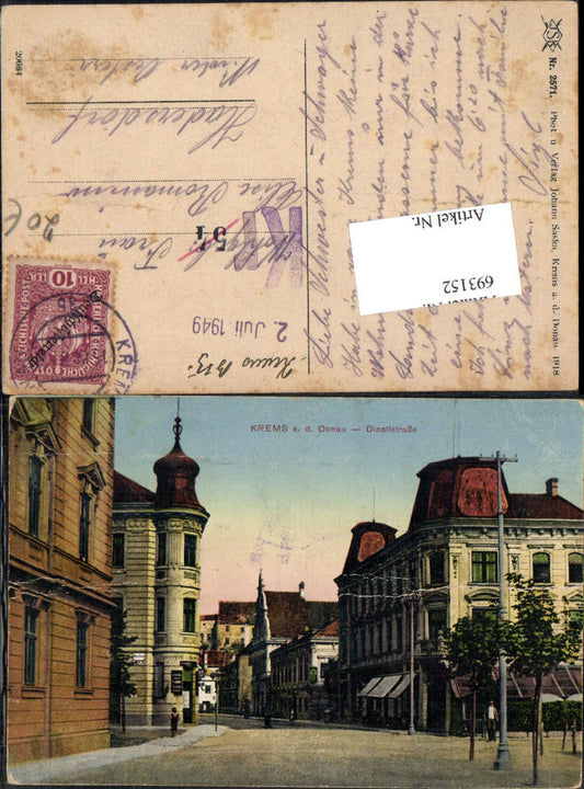 693152 Krems an der Donau Dinstlstraße gel Hadersdorf Weidlingau