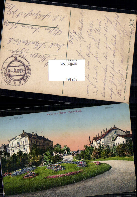 693161 Krems an der Donau Bahnhofpark Bahnhof Hotel