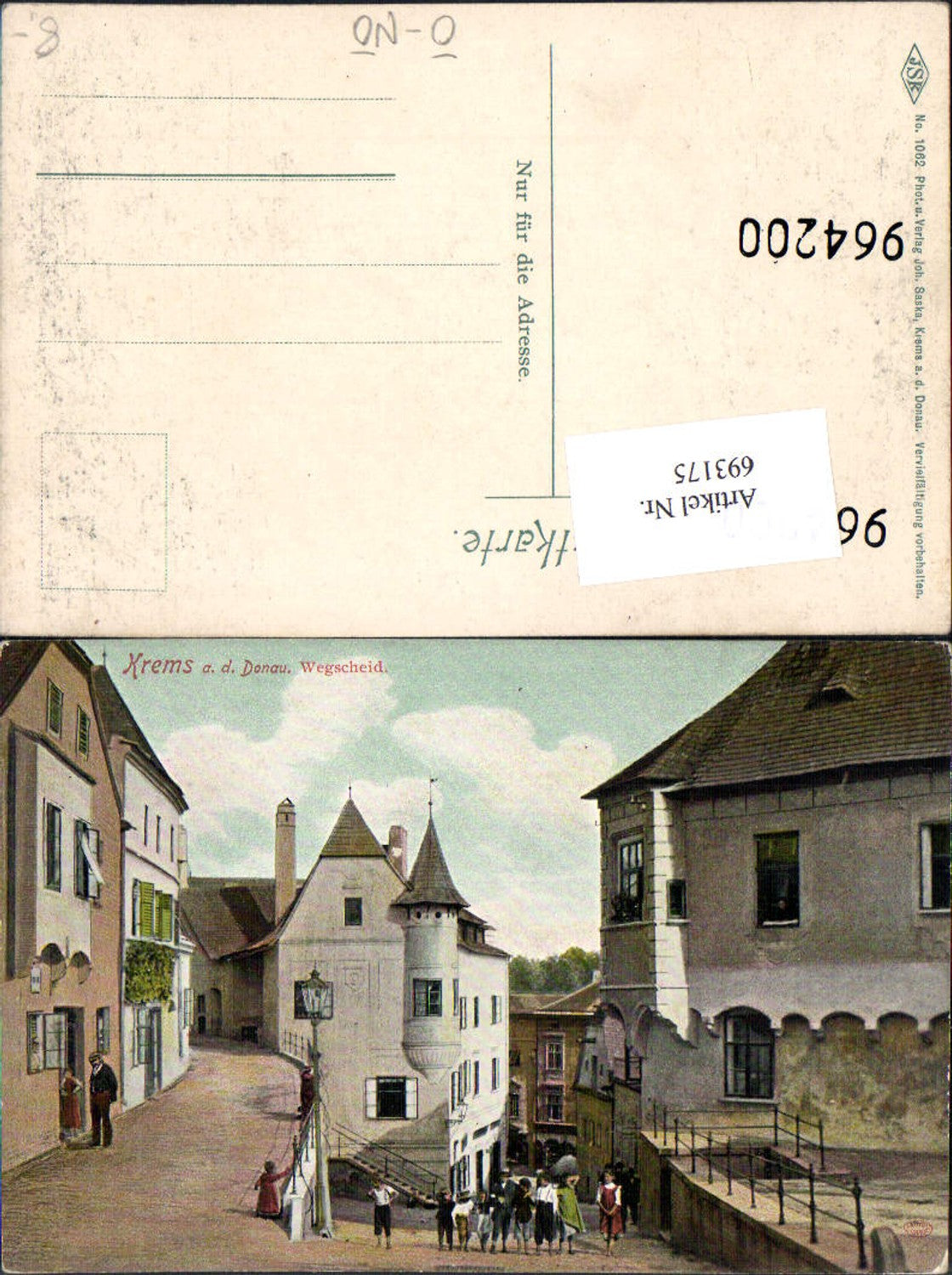 693175 Krems an der Donau Altstadt Wegscheid pub Johann Saska 1062