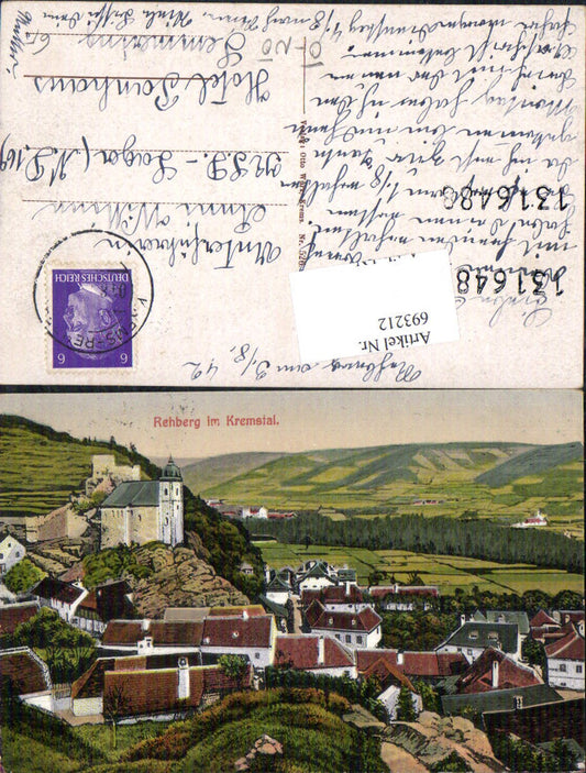 693212 Rehberg im Kremstal Krems gel Hotel Panhans Semmering KS.D. Lager Unterführerin Wittinn