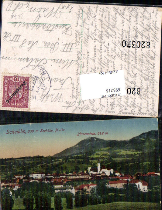 693218 Scheibbs Bahnpost Zug 210