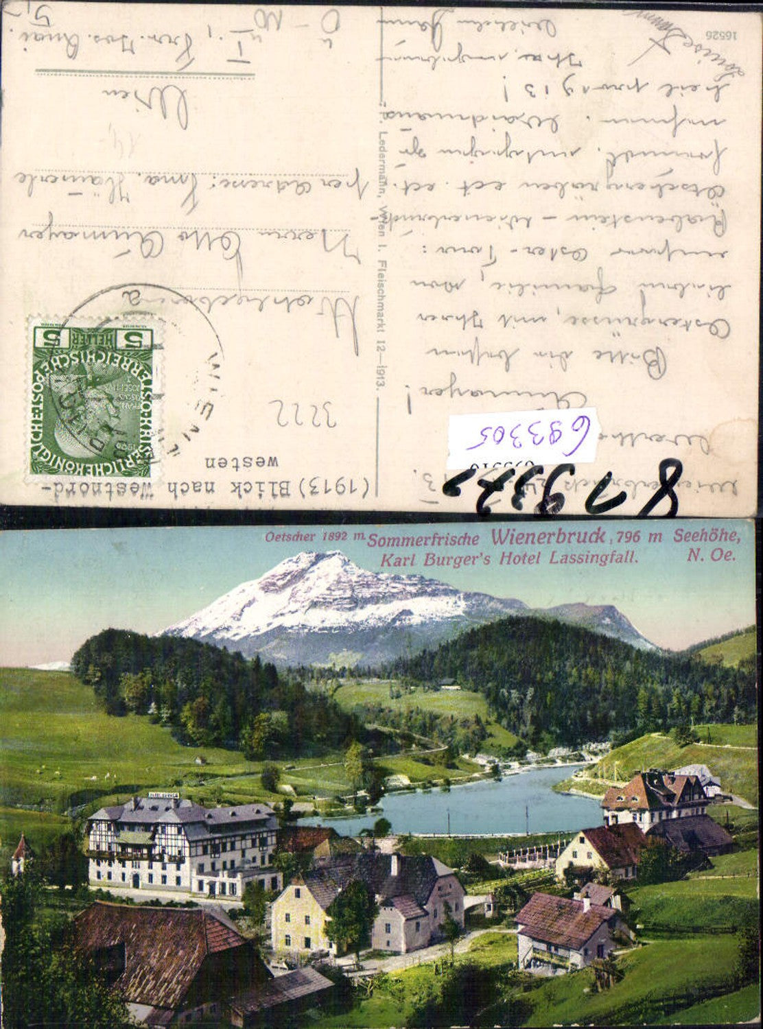 693305 Wienerbruck am Ötscher Hotel Lassingfall Puchenstuben