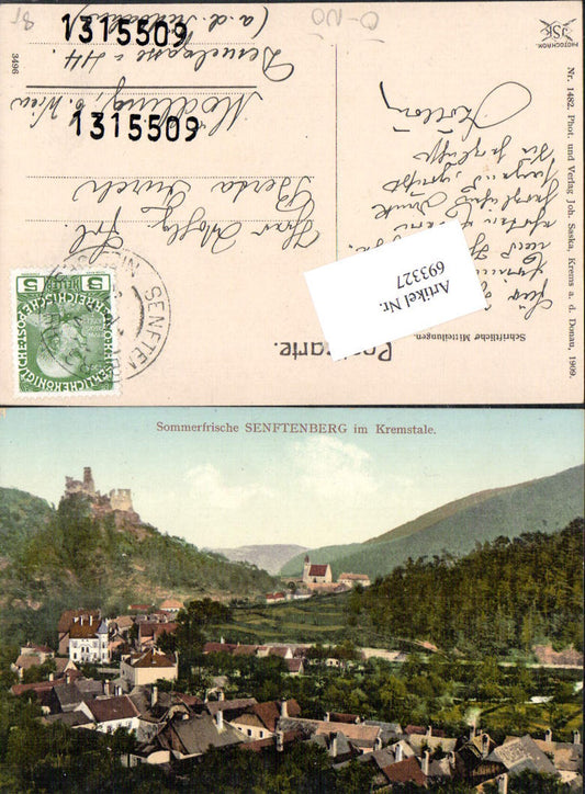 693327 Senftenberg im Kremstale bei Krems pub Johann Saska 1482