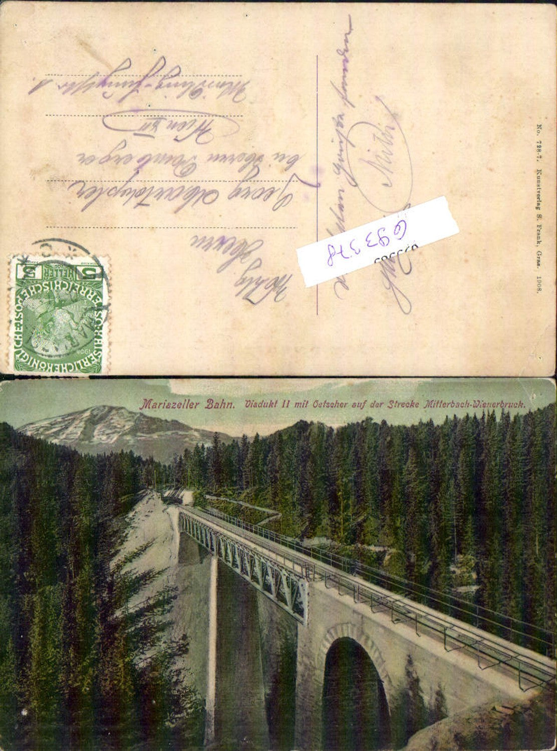 693378 Mariazellerbahn Viadukt II Ötscher b. Mitterbach Wienerbruck Annaberg Maria Zell Brücke