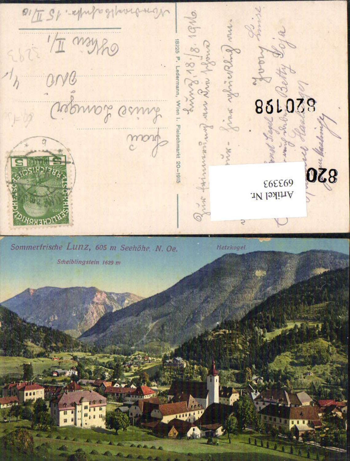 693393 Lunz am Lunzersee See pub Ledermann 18225