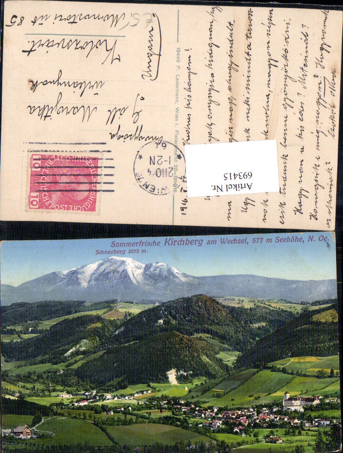 693415 Kirchberg am Wechsel pub Ledermann 18449