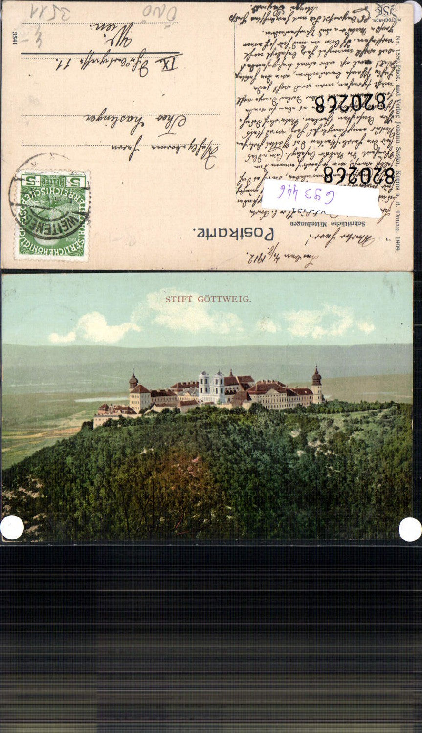 693446 Stift Göttweig Stp. Weitenegg pub Johann Saska 1550