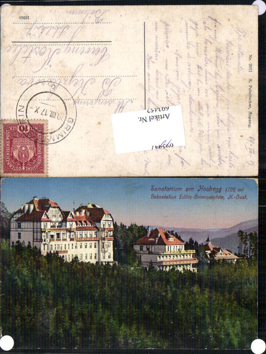 693452 Edlitz Hochegg Grimmenstein a.d. Aspangbahn
