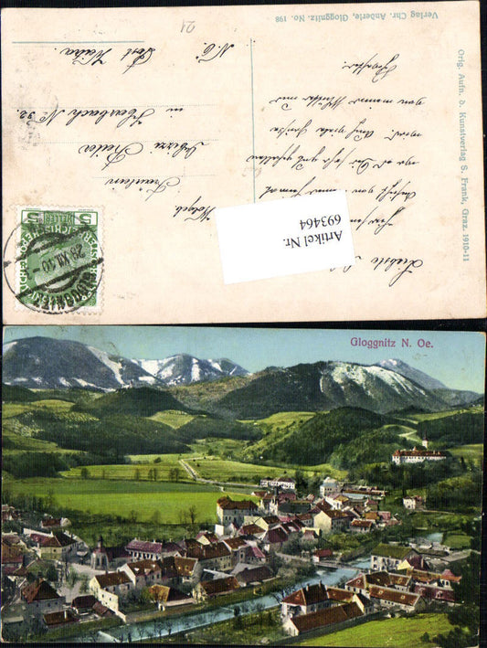 693464 Gloggnitz 1910 pub Harbach Weitra