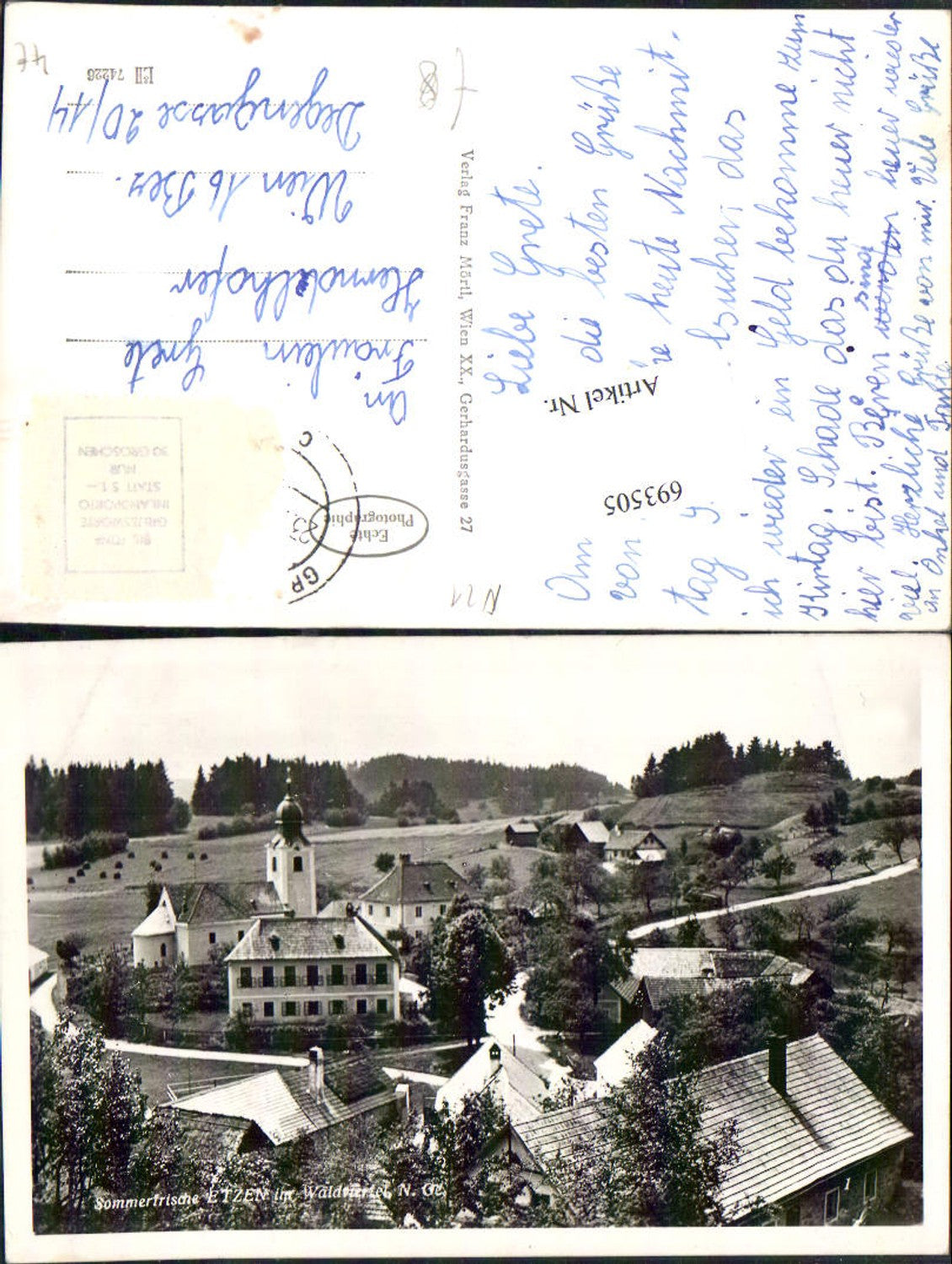 Alte Ansichtskarte – Old Postcard