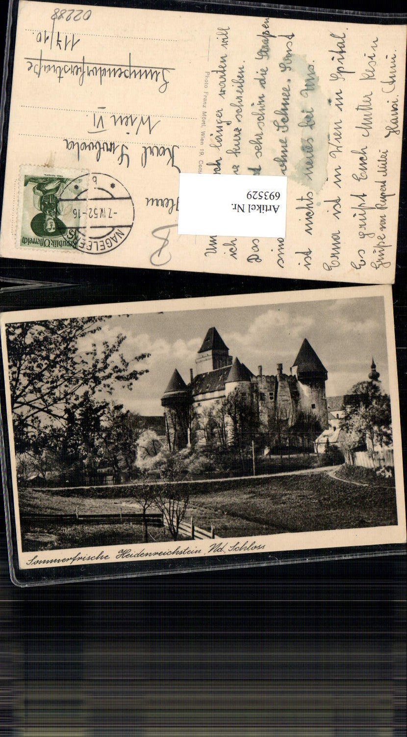 693529 Heidenreichstein tolle Ansicht vom Schloss Stempel Nagelberg