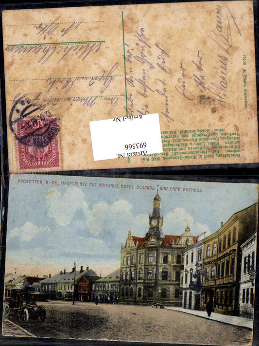 693566 Amstetten Hauptplatz Hotel Schmidl gel Michelhausen