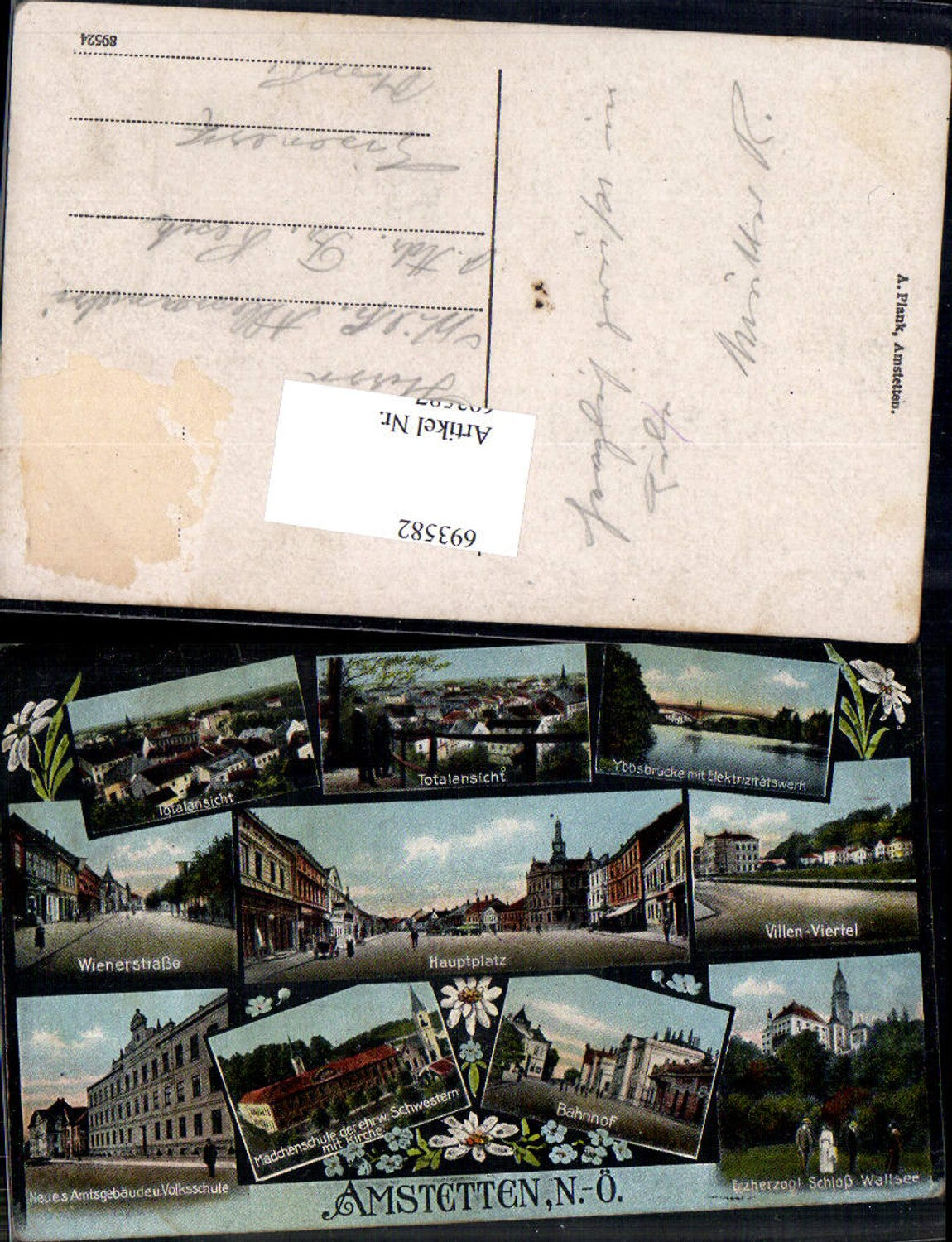 693582 Amstetten Villen Viertel Wiener Straße Schloss Wallsee gel Eisenerz