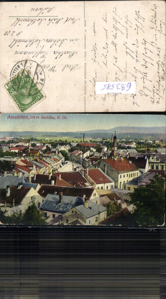 693585 Amstetten pub Ledermann 18168 gel Mährisch Rothmühl Mähren