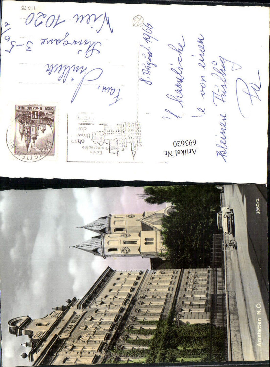 693620 Amstetten Volksschule Volks-Schule Oldtimer 1965 Auto