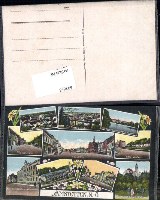 693653 Amstetten Schloss Wallsee Villenviertel Wienerstraße Volksschule