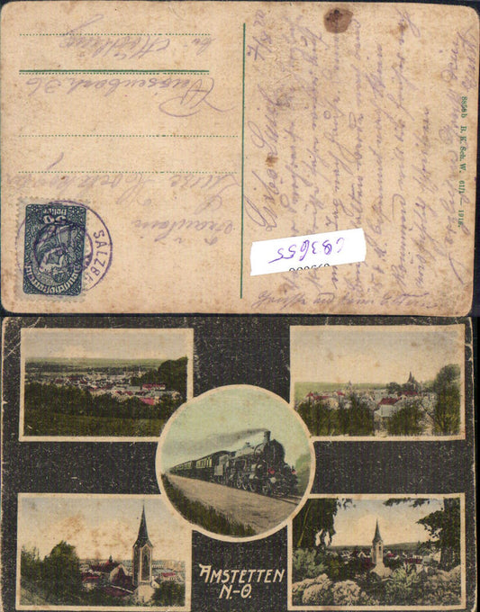 693655 Amstetten Lokomotive Westbahn Zug gel Weissenbach Mödling