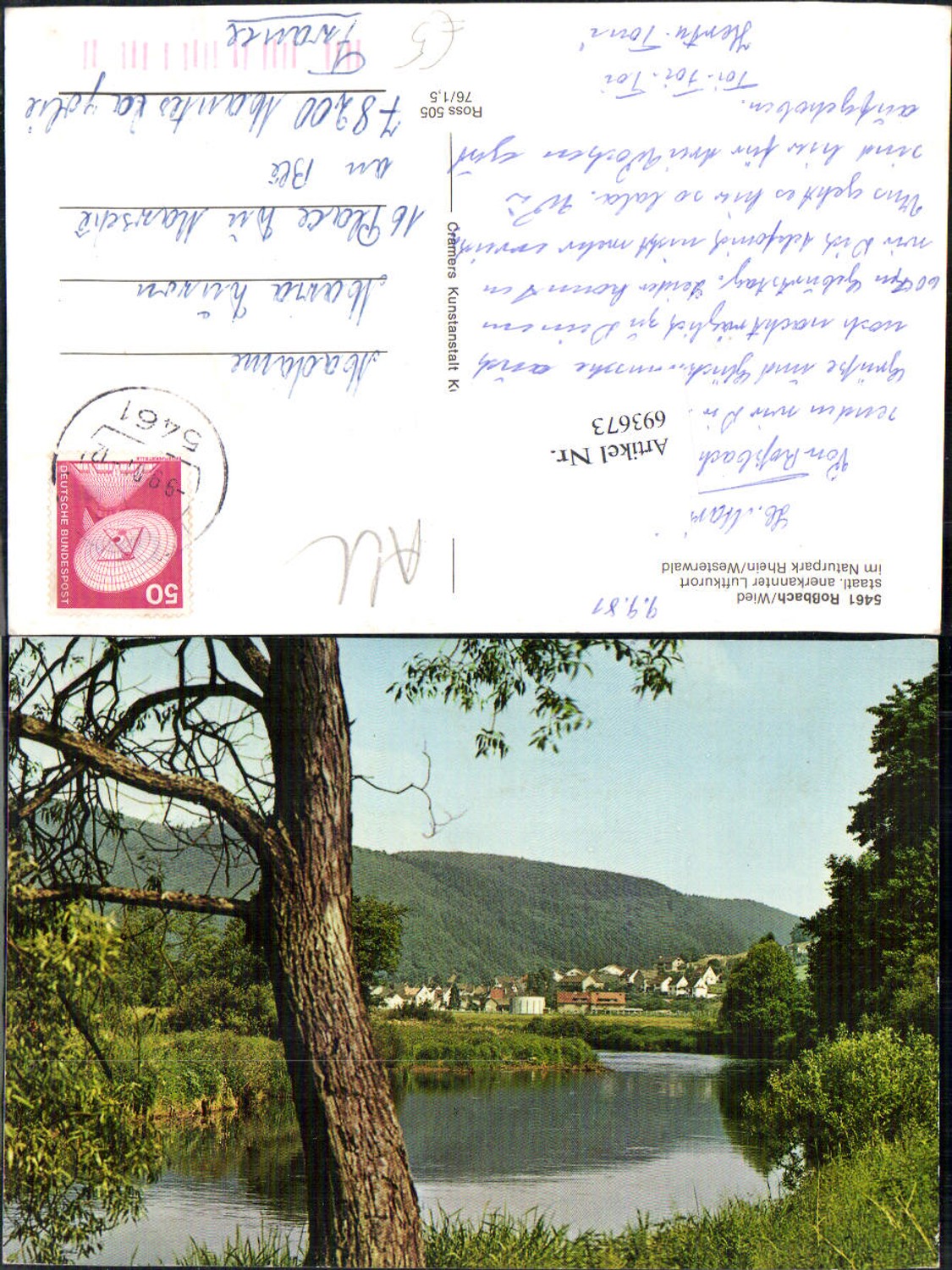 693673 Roßbach an der Wied Rhein Westerwald LK Neuwied