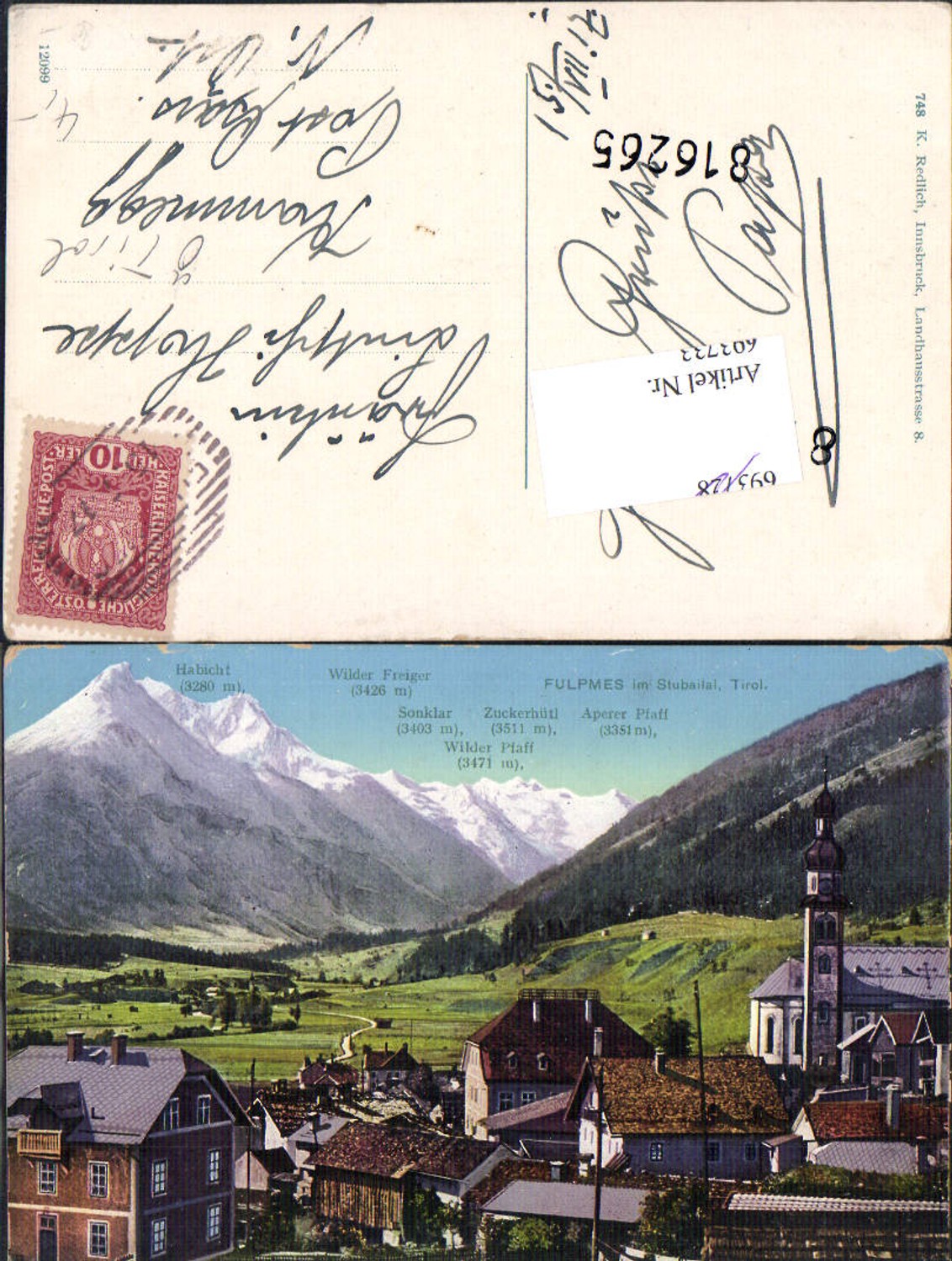 Alte Ansichtskarte – Old Postcard