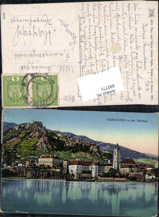 693771 Dürnstein in der Wachau Donau pub Johann Saska 2512